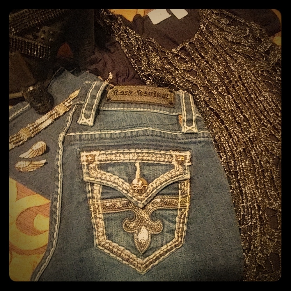 🎉SALE🎉Rock Revival Roux Boot sz24/31